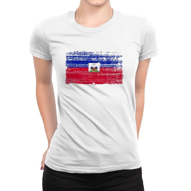 Haitian Flag Ancestry Gift Haiti Women T-shirt