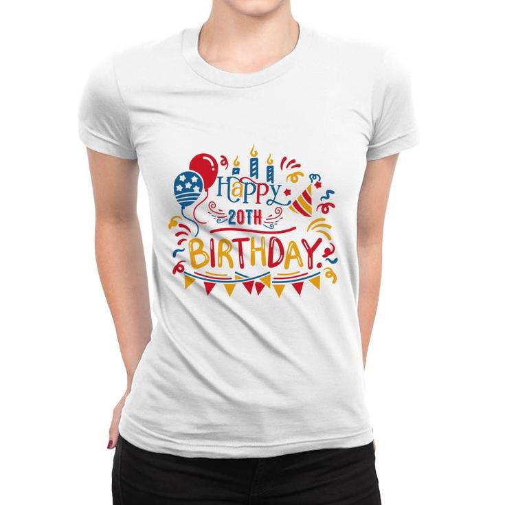 I Have Many Big Gifts In My Birthday Event  And Happy 20Th Birthday Since I Was Born In 2002 Women T-shirt