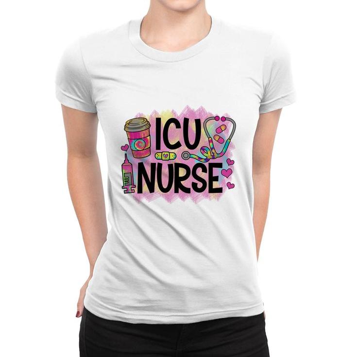 Icu Nurse Nurses Day Colorful 2022  Women T-shirt