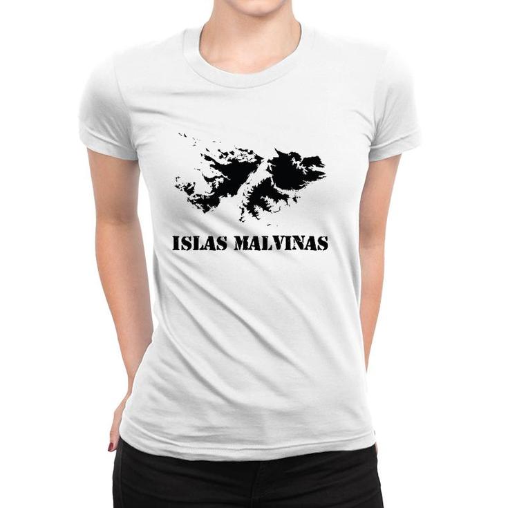 Islas Malvinas Falkland Islands Map Women T-shirt