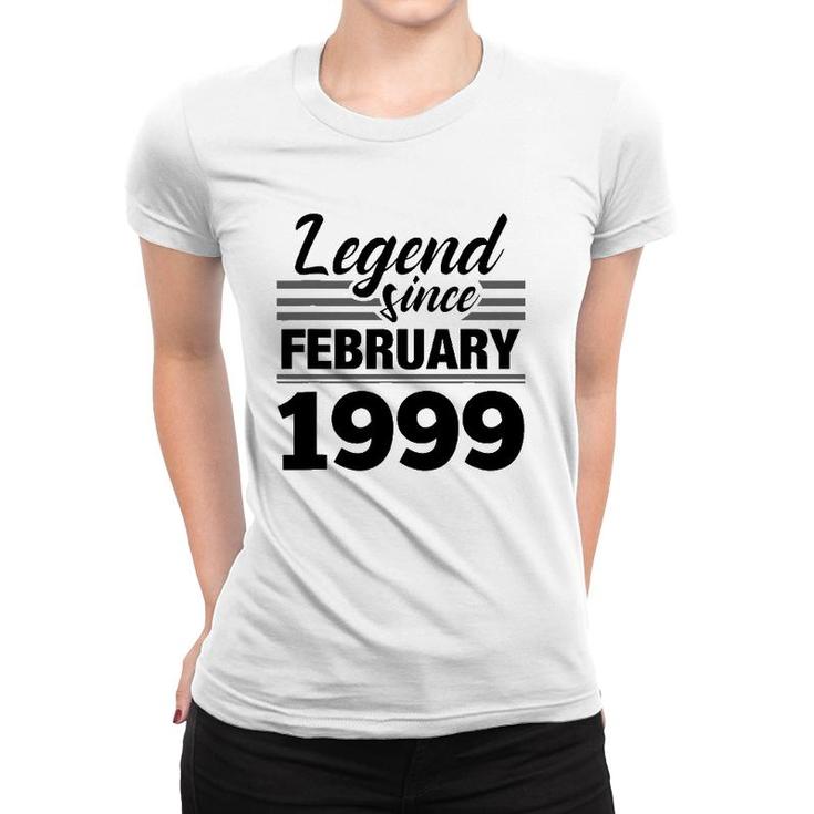 Legend Since February 1999 - 23Rd Birthday 23 Years Old Women T-shirt