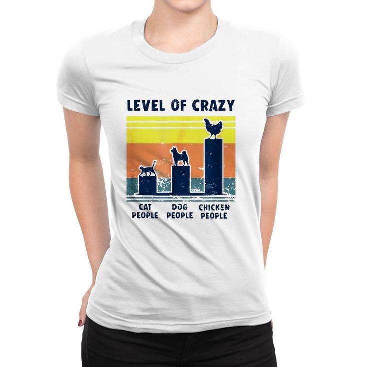 Level Of Crazy Chicken Lover Women T-shirt