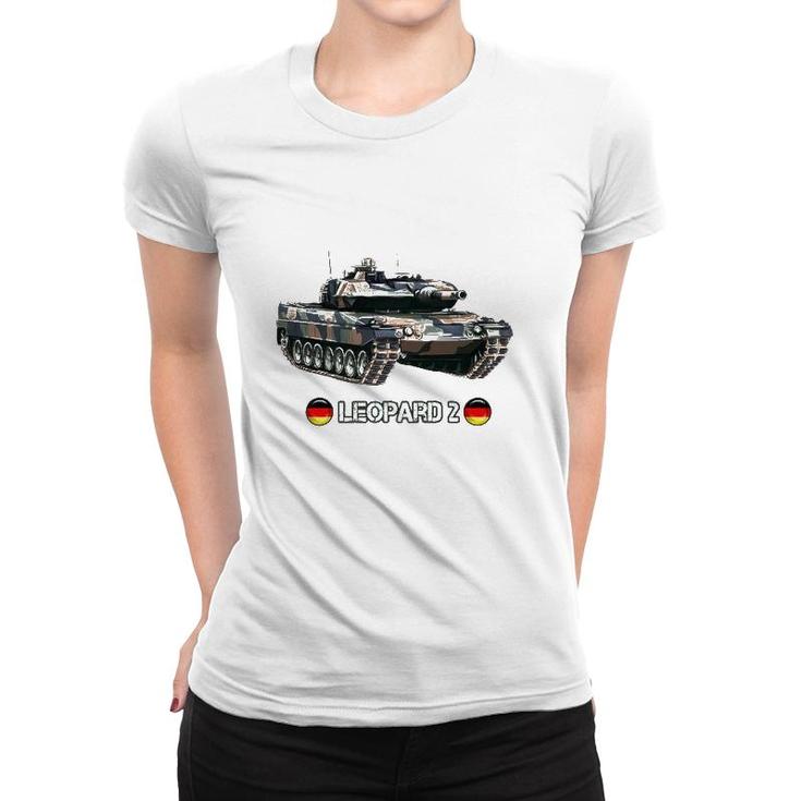 Modern German Main Battle Tank Leopard 2 Gift Women T-shirt