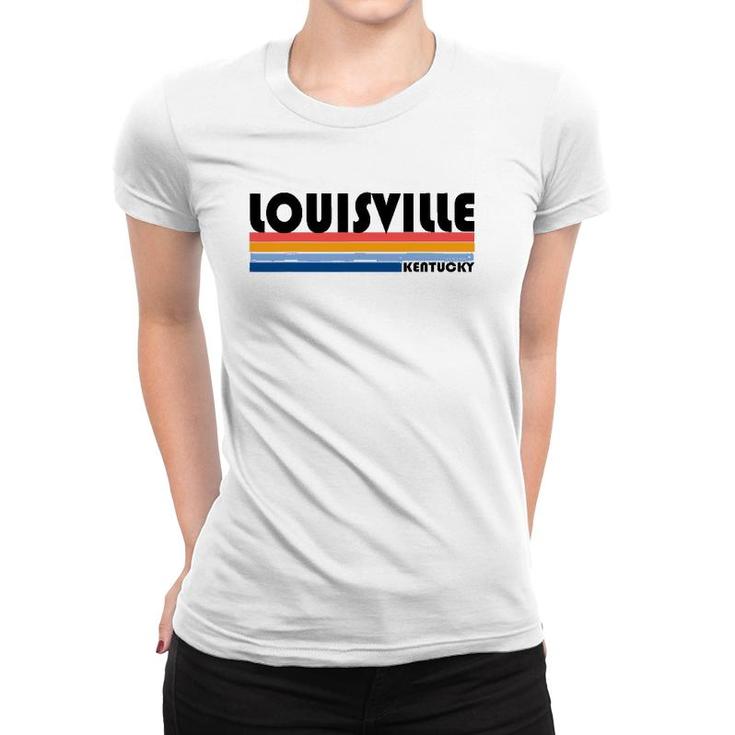 Modern Retro Style Louisville Ky Women T-shirt