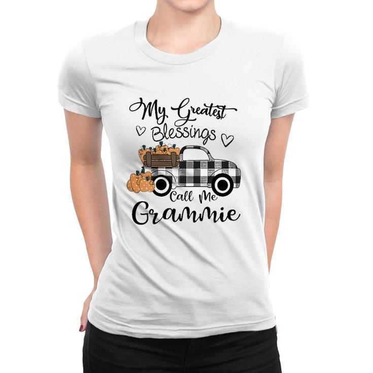 My Greatest Blessings Call Me Grammie - Autumn Gifts Women T-shirt