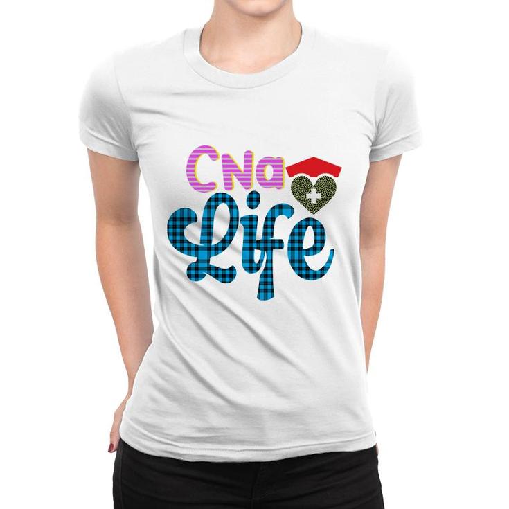 Nurses Day Cna Life Caro Blue Word Gift 2022 Women T-shirt