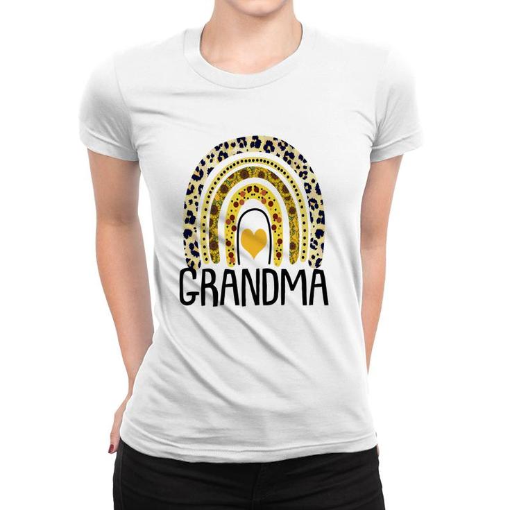 Rainbow Idea Grandma Vintage Mothers Day Gift Women T-shirt