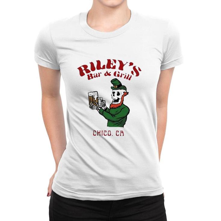 Rileys Bar And Grill Chico Ca Women T-shirt