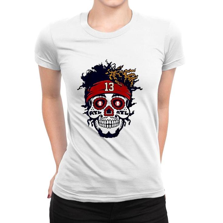 Ronald Acuña Jr Sugar Skull Women T-shirt