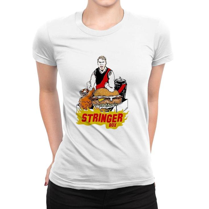 Stringer Box Hamburger Chicken Soda Women T-shirt
