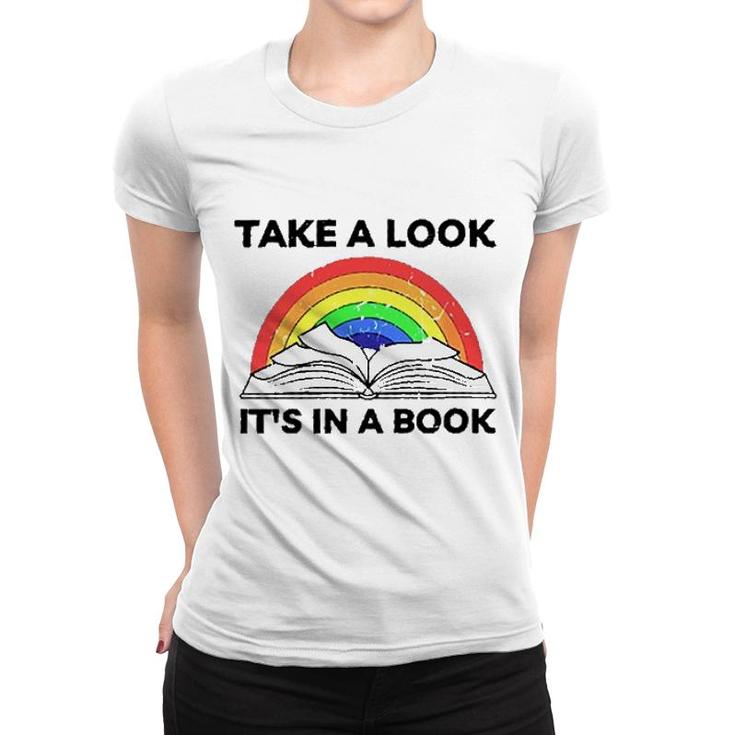 Take A Look Its In A Book Funny New Trend 2022 Women T-shirt