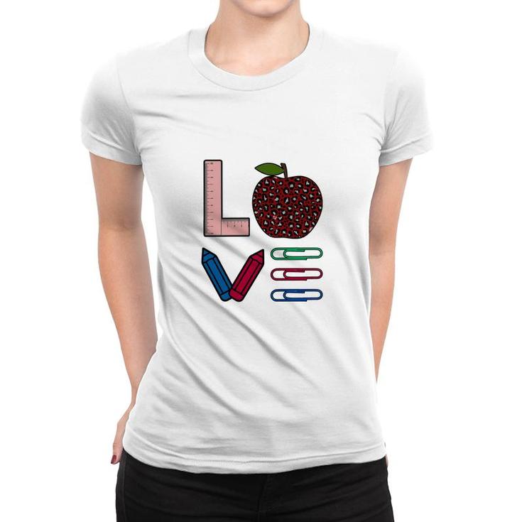 The Teacher Has A Love For His Work And Students Women T-shirt