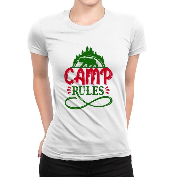 Travel Lover Makes Camp Rules For Them In The Exploration Women T-shirt