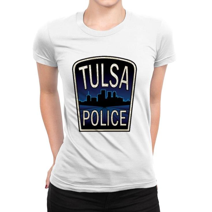 Tulsa Police Department Skyline Gift Women T-shirt