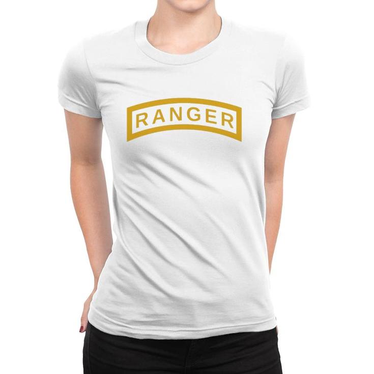 Us Army Ranger Yellow Tab Vintage Airborne Veteran Soldier Women T-shirt