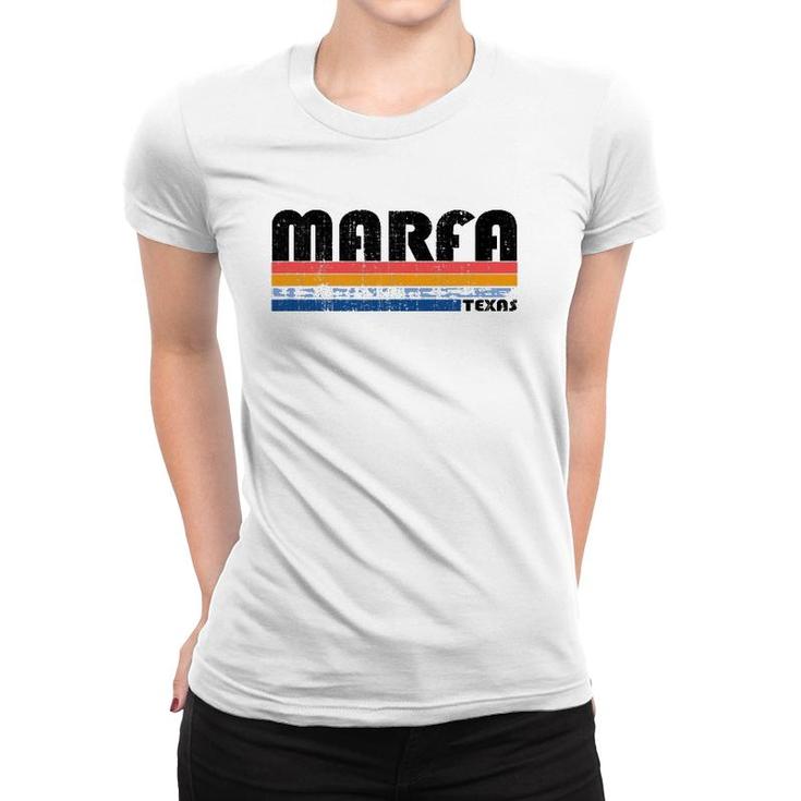 Vintage 70S 80S Style Marfa Texas Women T-shirt
