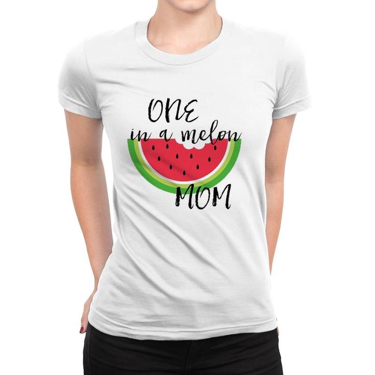 Womens One In A Melon Mom Matching Birthday Gift Sets Parents Women Women T-shirt