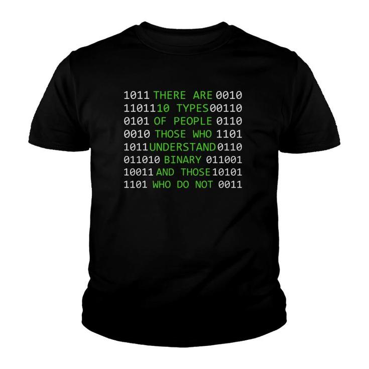 10 Types Of People Who Understanding Binary Code Youth T-shirt