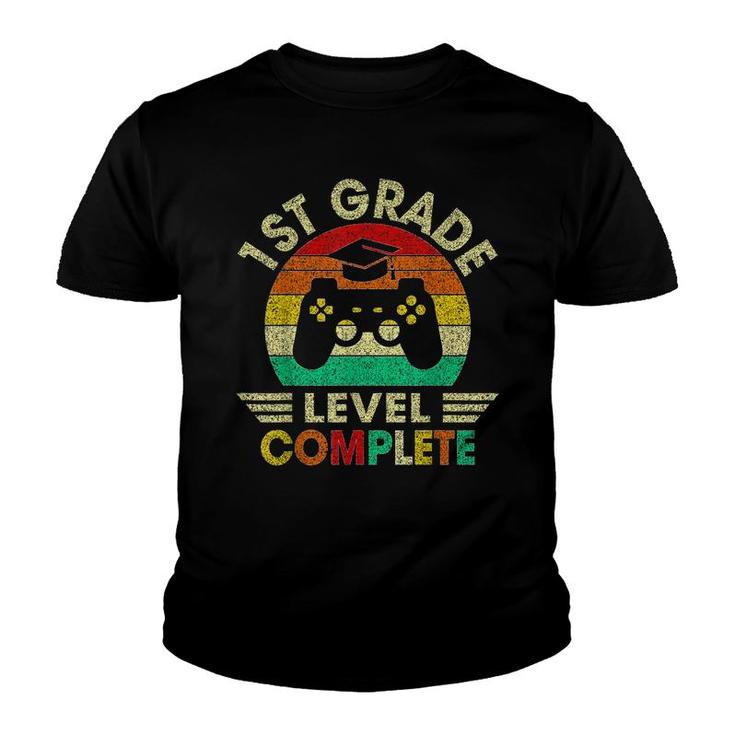 1St Grade Graduation Level Complete Video Games Boy Kids  Youth T-shirt