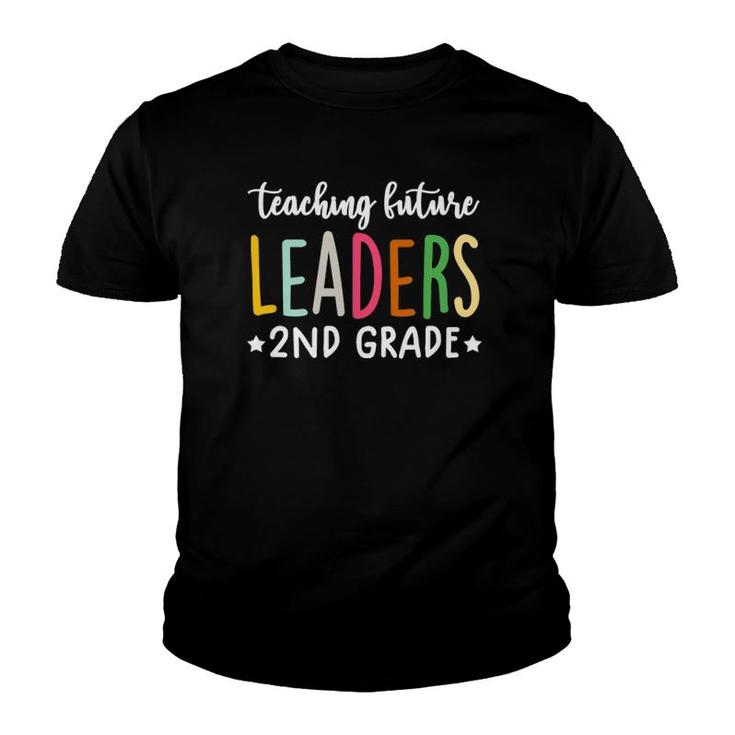 2Nd Grade Teacher Tee S Funny Teaching Future Leaders Youth T-shirt
