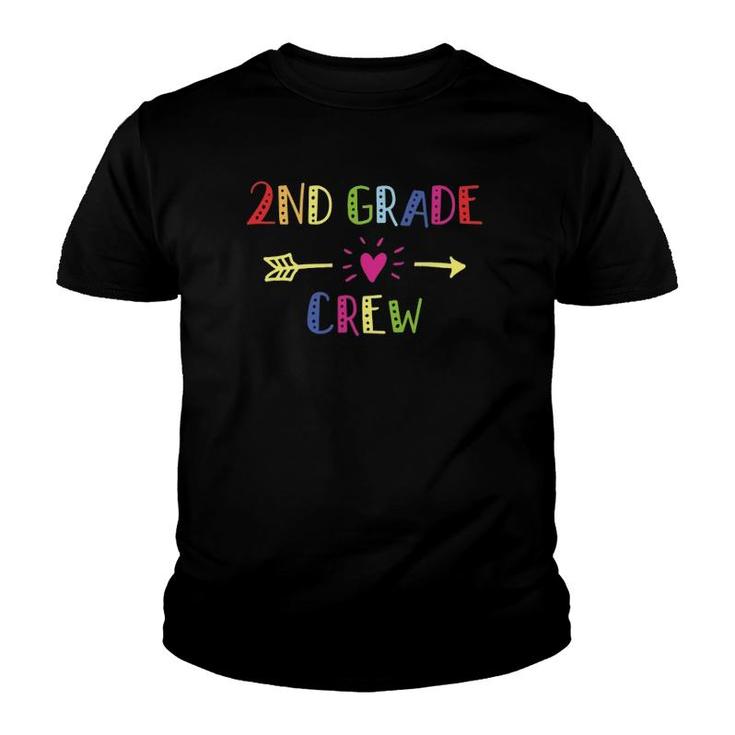 2Nd Second Grade Crew Last Day Of School Teacher Student Youth T-shirt