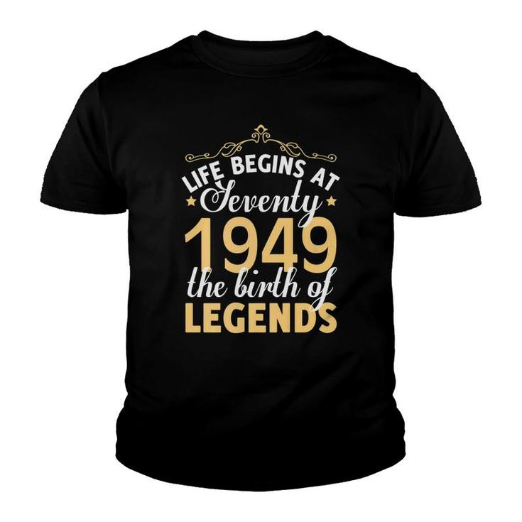70Th Birthday Gift Vintage 1949  Classic Youth T-shirt