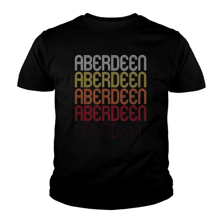 Aberdeen Wa Vintage Style Washington Youth T-shirt