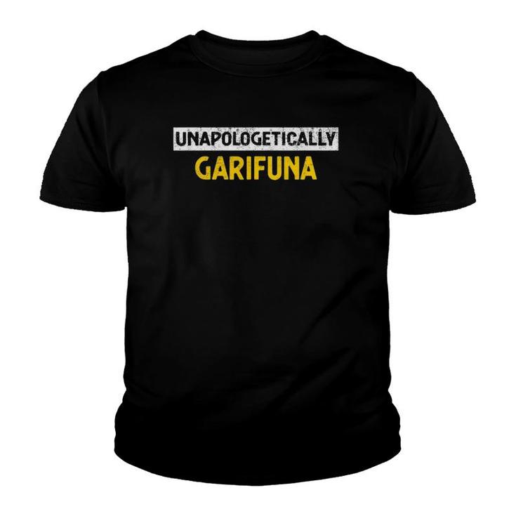 Afro Caribbean Unapologetically Garifuna Vintage Youth T-shirt
