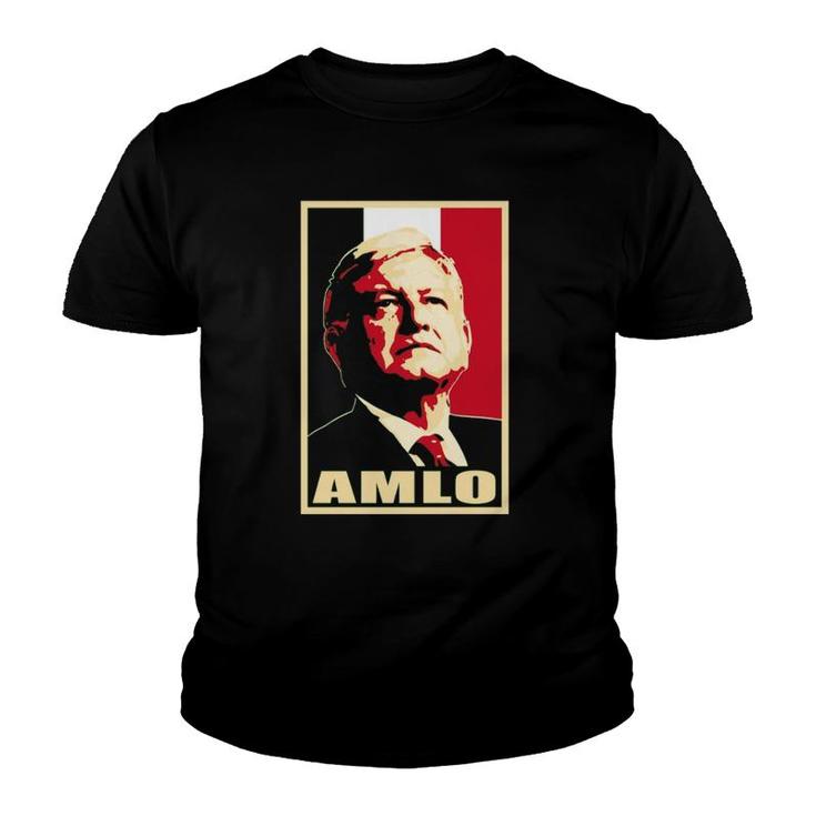 Amlo President Of Mexico  Youth T-shirt