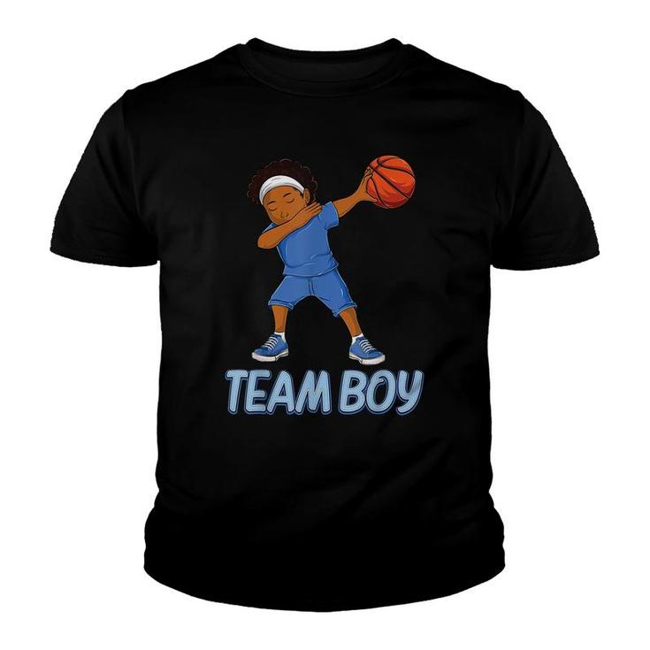 Baby Announcement Party Basketball Team Boy Gender Reveal  Youth T-shirt