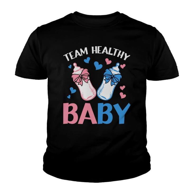 Baby Gender Reveal Party Gender Reveal Party Team Healthy Baby Youth T-shirt