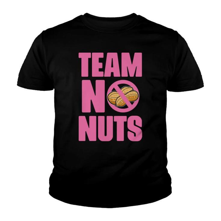 Baby Gender Reveal Party Gender Reveal Team No Nuts Girl Baby Youth T-shirt
