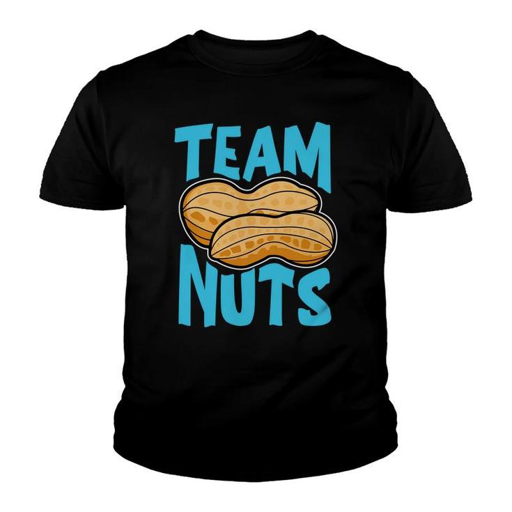 Baby Gender Reveal Party Gender Reveal Team Nuts Boy Baby Youth T-shirt