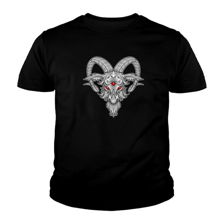 Blackcraft Cool Baphomet Black Goat Satan Playera Youth T-shirt