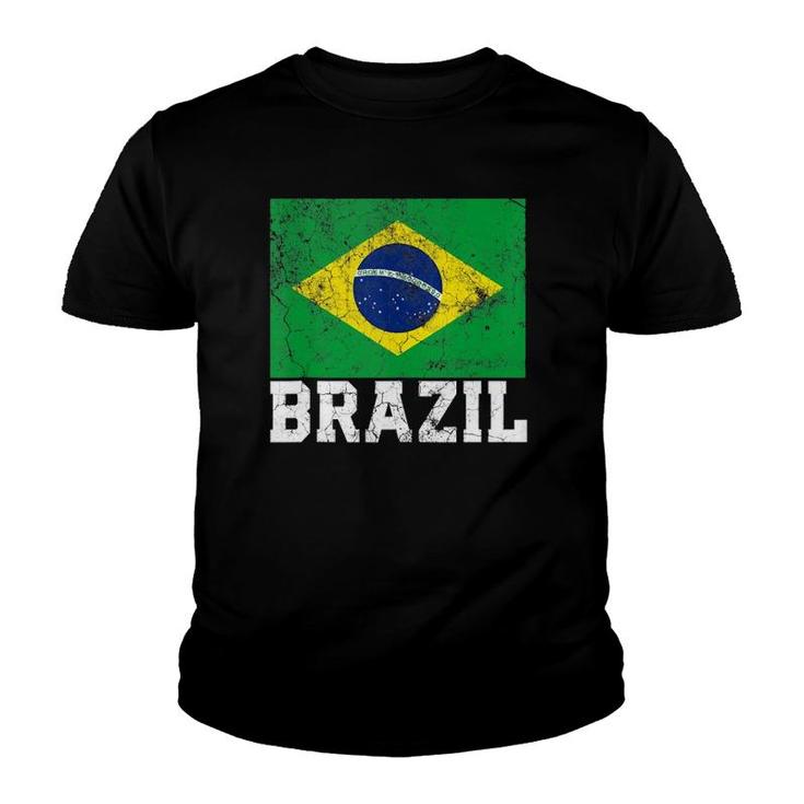 Brazilian Brazil Flag National Pride Family Roots Men Women  Youth T-shirt