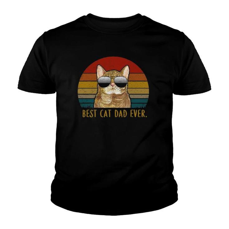 Cats 365 Best Cat Dad Ever Funny Youth T-shirt