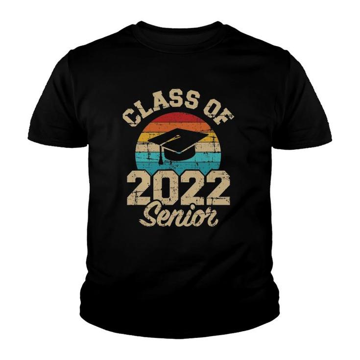 Class Of 2022 Senior Vintage Retro Youth T-shirt
