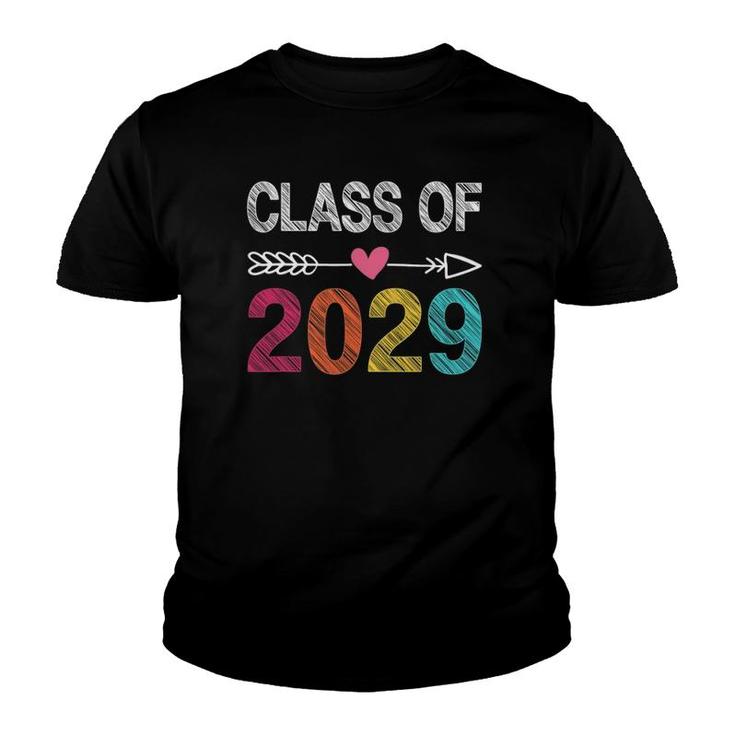 Class Of 2029  Pre-K Graduate Preschool Graduation Youth T-shirt