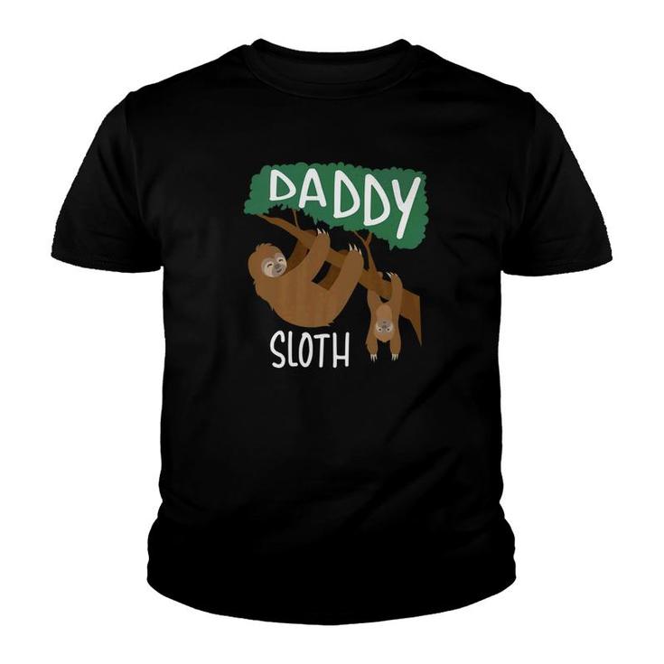 Daddy Sloth  Men Zoo Animal Lovers Hilarious Gift Youth T-shirt