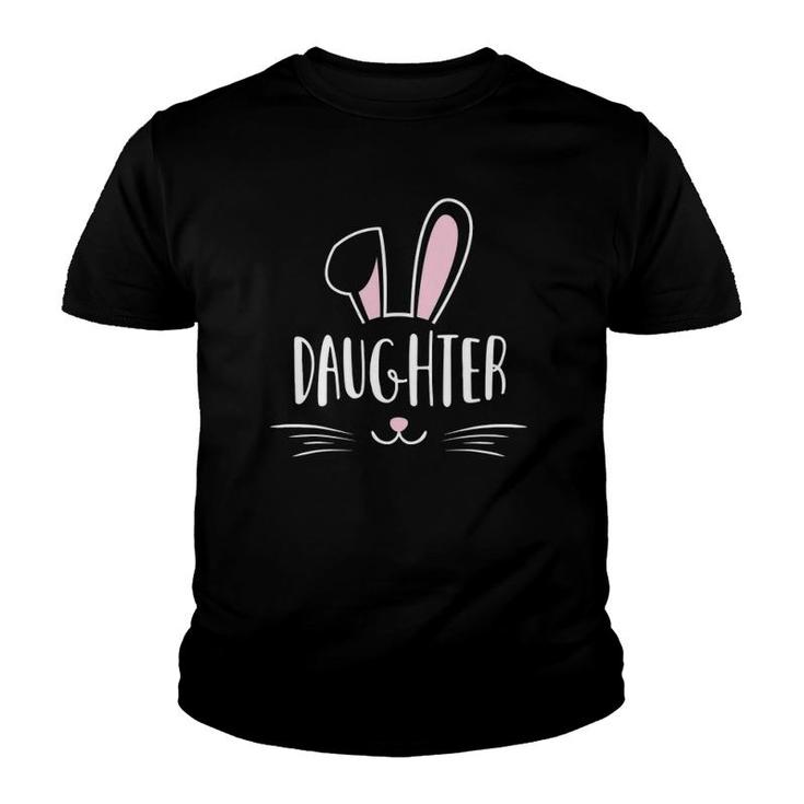 Daughter Bunny Rabbit Family Group Easter Mothers Day Youth T-shirt