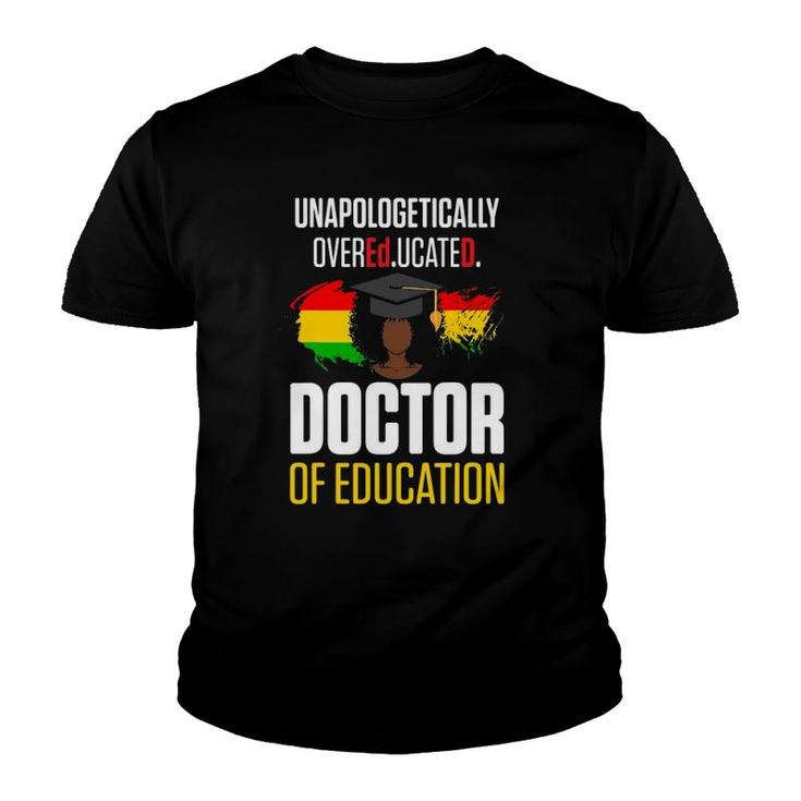 Edd Doctor Of Education Educated Doctorate Graduation Youth T-shirt