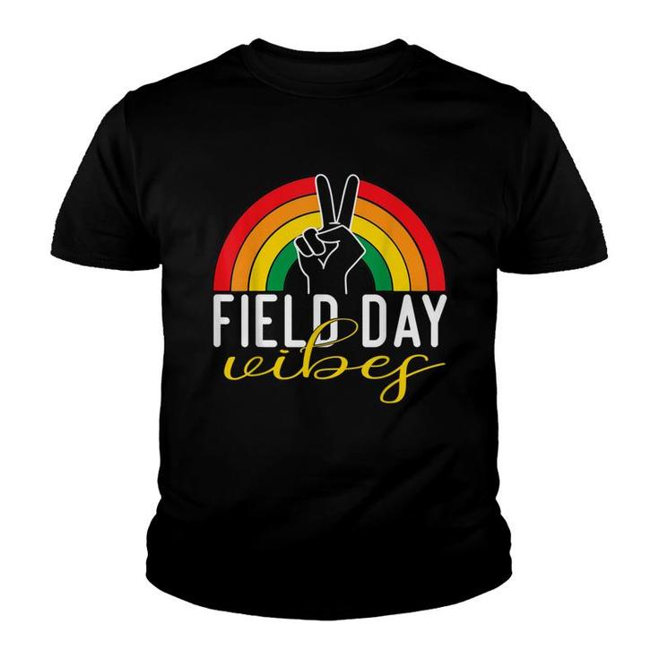 Field Day Vibes School Game Day Student Teacher 2022  Youth T-shirt