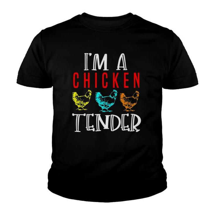 Funny Im A Chicken Tender Gifts Birthday Party Accessories  Youth T-shirt
