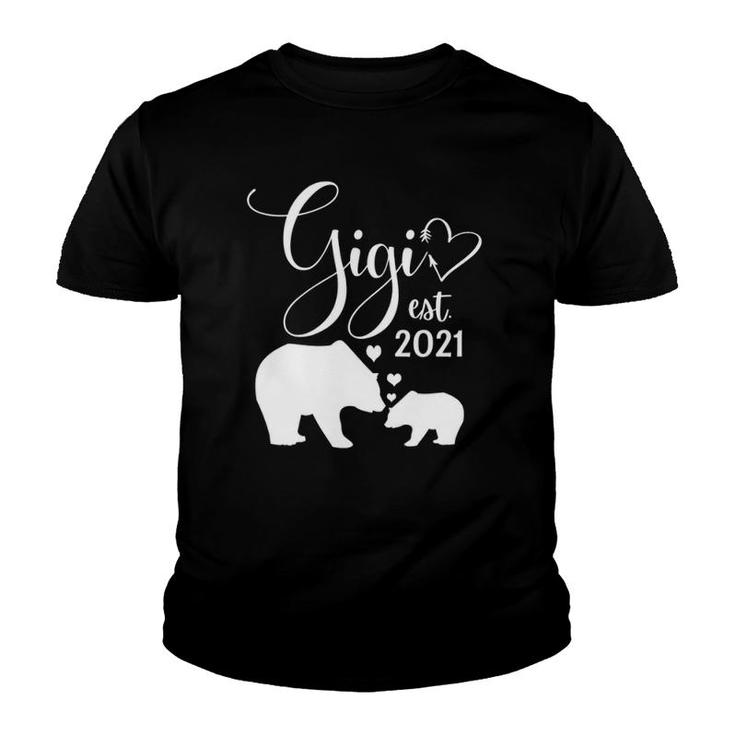 Gigi 2022 Gift New Grandmas Bear Grandmother Gifts Youth T-shirt
