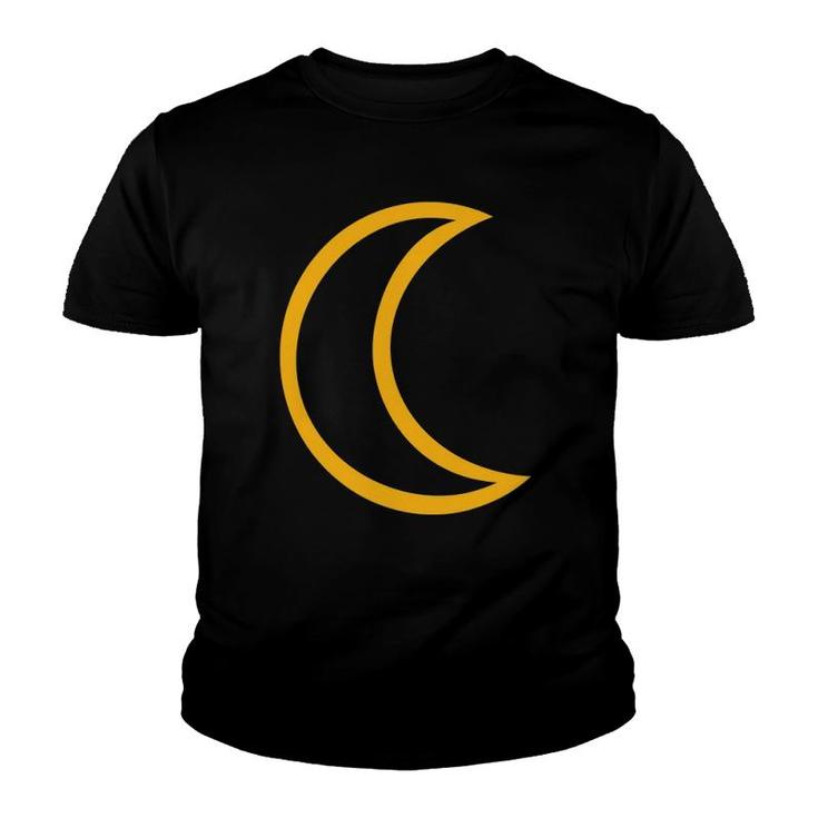 Half Moon  Crescent Moon Youth T-shirt