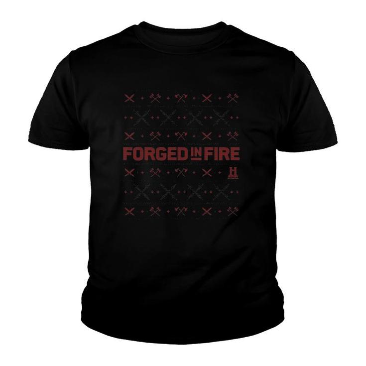History Forged In Fire Series Xmas Gift Youth T-shirt