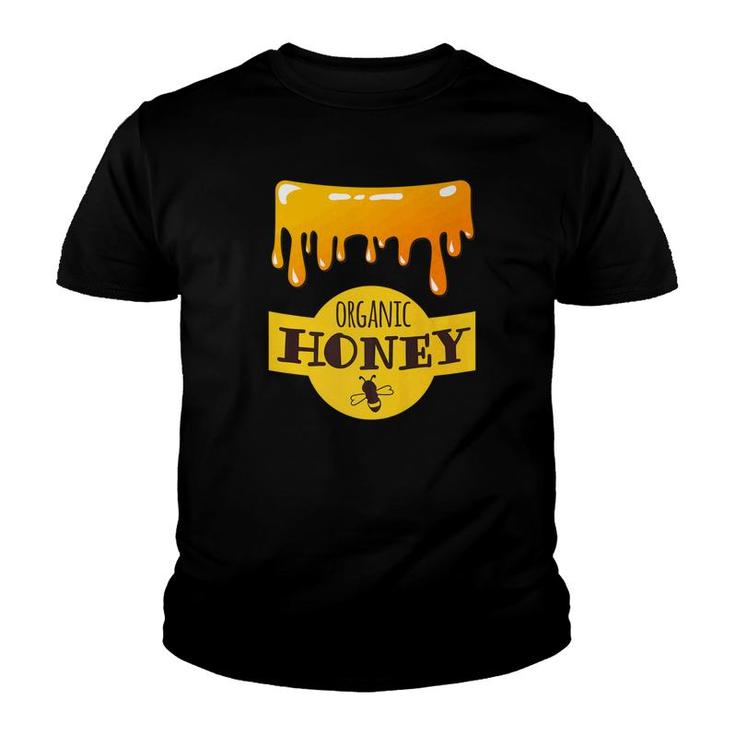 Honey Pot Bee Keeper Halloween Vegan Food Costume Youth T-shirt