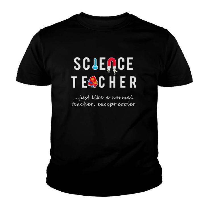 I Heart Love Science And Biology Teacher Youth T-shirt