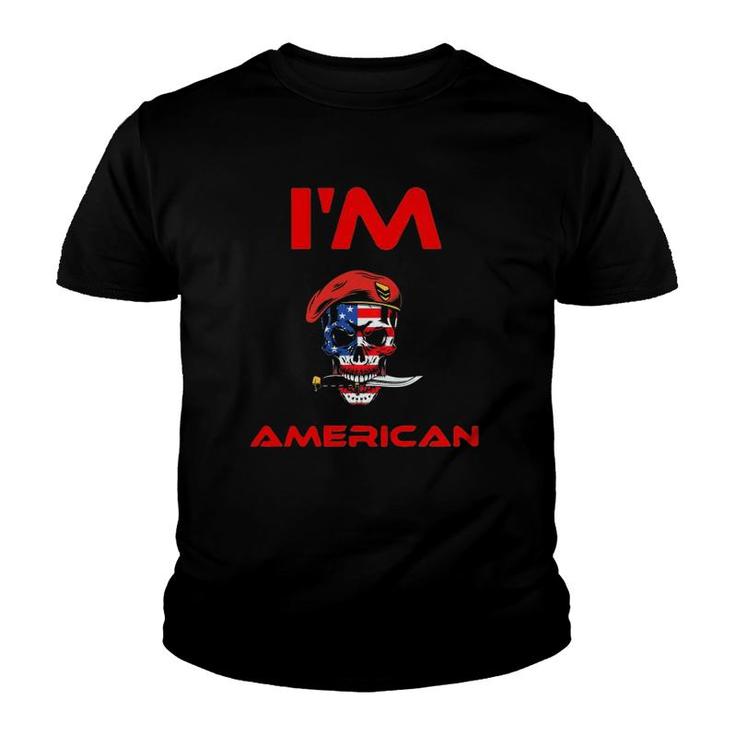 Im American Style Skull America Youth T-shirt