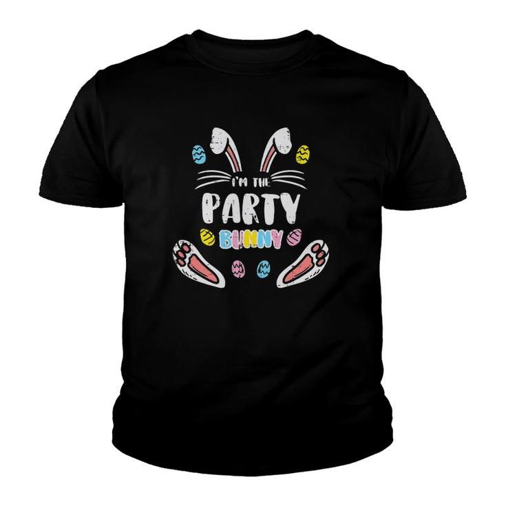Im The Party Bunny Funny Easter Matching Men Women Youth T-shirt